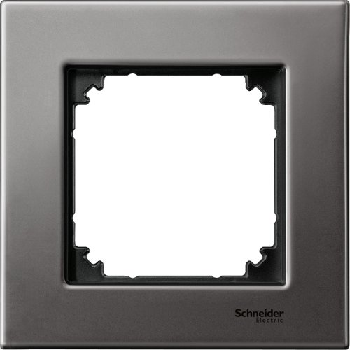 Рамка универсальная Schneider Electric Merten M-Elegance 1-м. металл серый родий  картинка